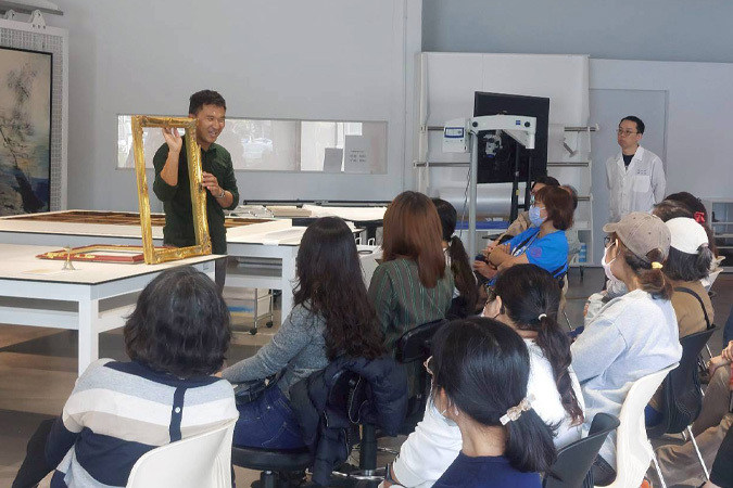 2026.01.17內惟示範講座-貼金修復與技法示範圖片